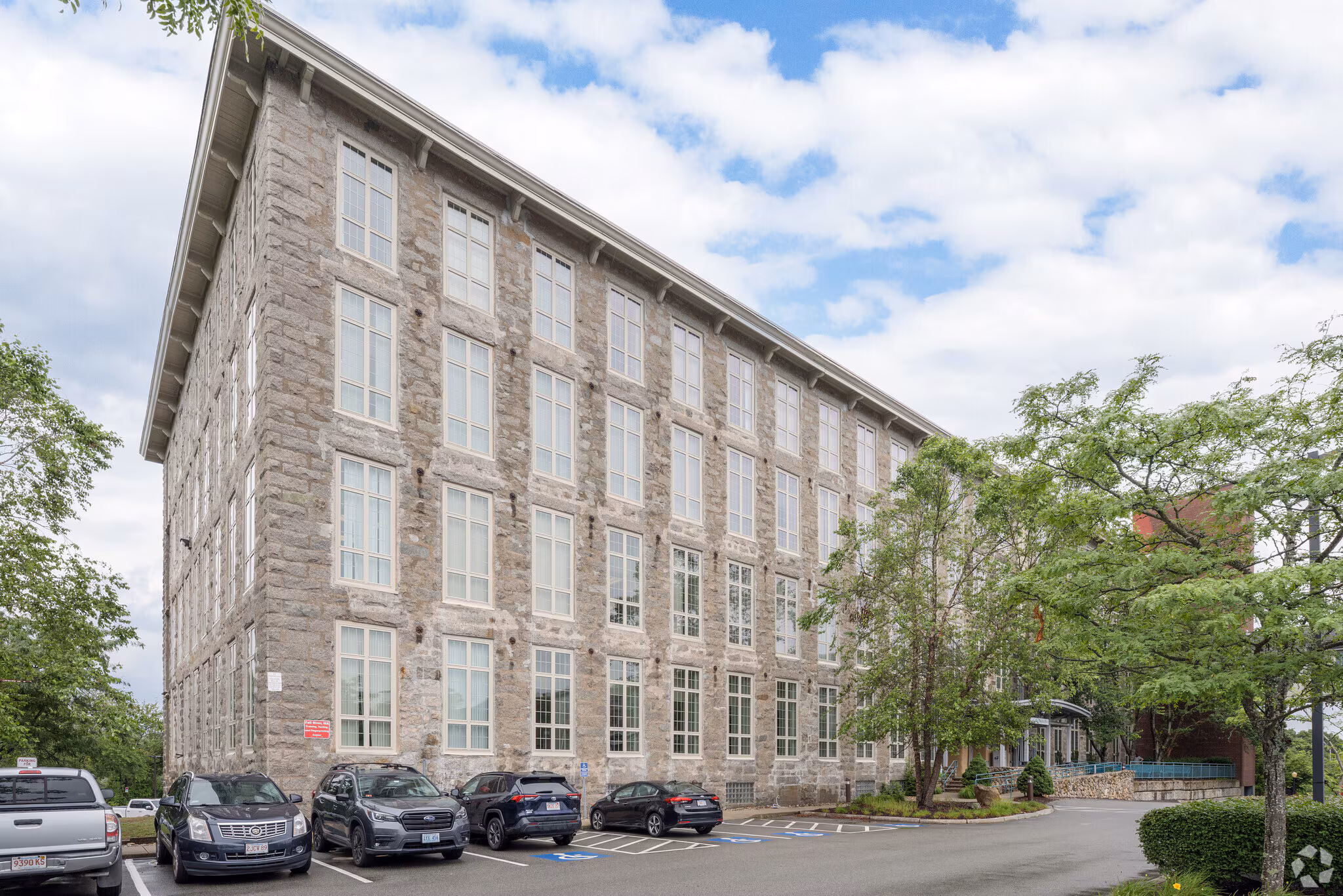 Clover Leaf Mills Fall River MA — 1 Father Devalles Blvd historic mill office space for lease
