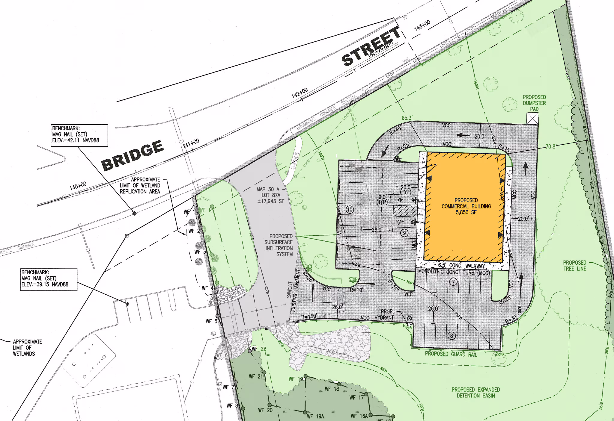 277 Bridge Street Fairhaven MA — fully permitted pad site development with Dunkin Mobil co-tenancy