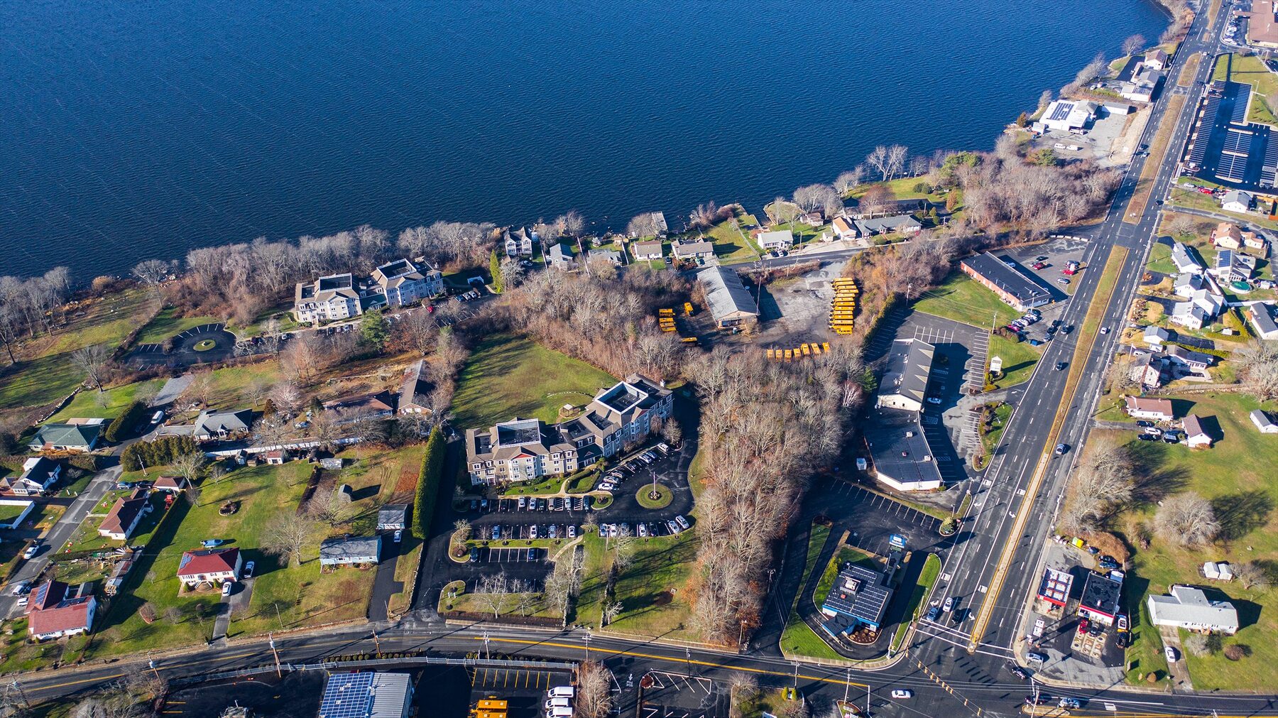 30 Borden Street Westport MA — retail office development opportunity aerial